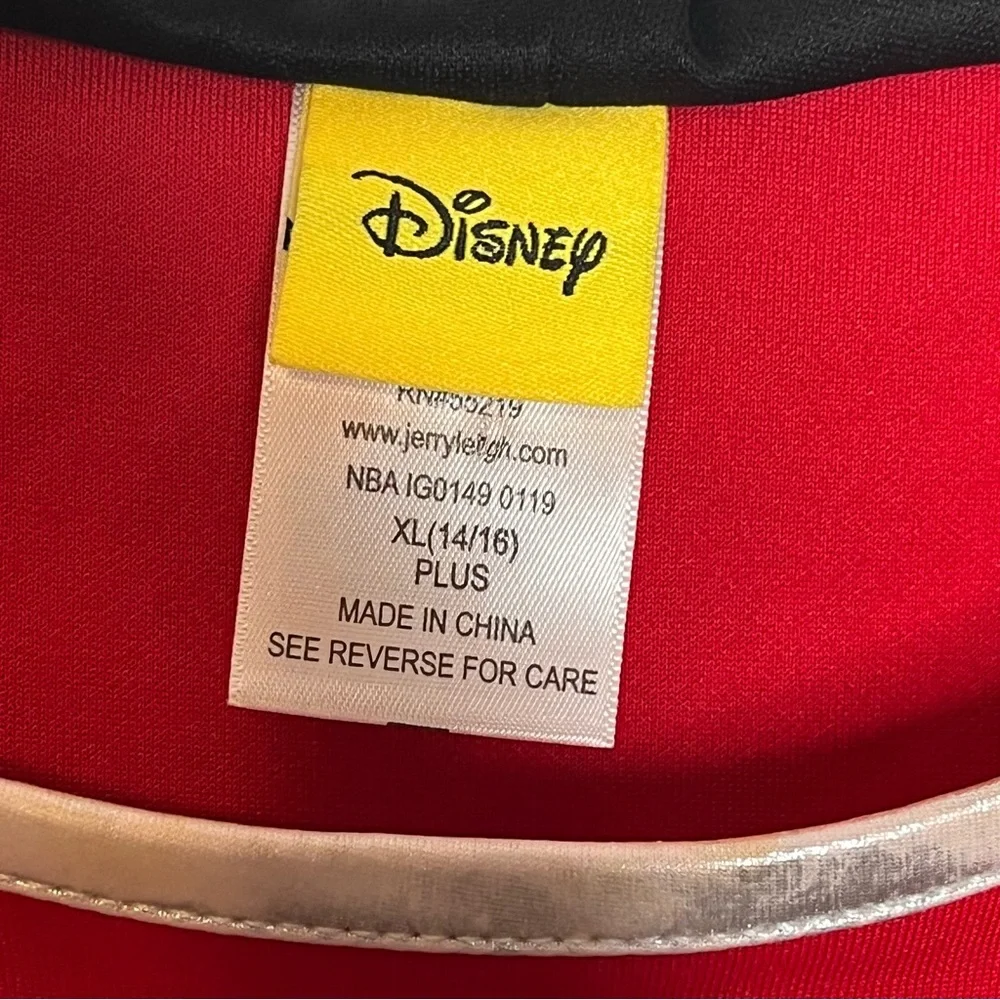 Disney Minnie Mouse Hooded Dress Girls Size XL 14 16 Halloween Costume